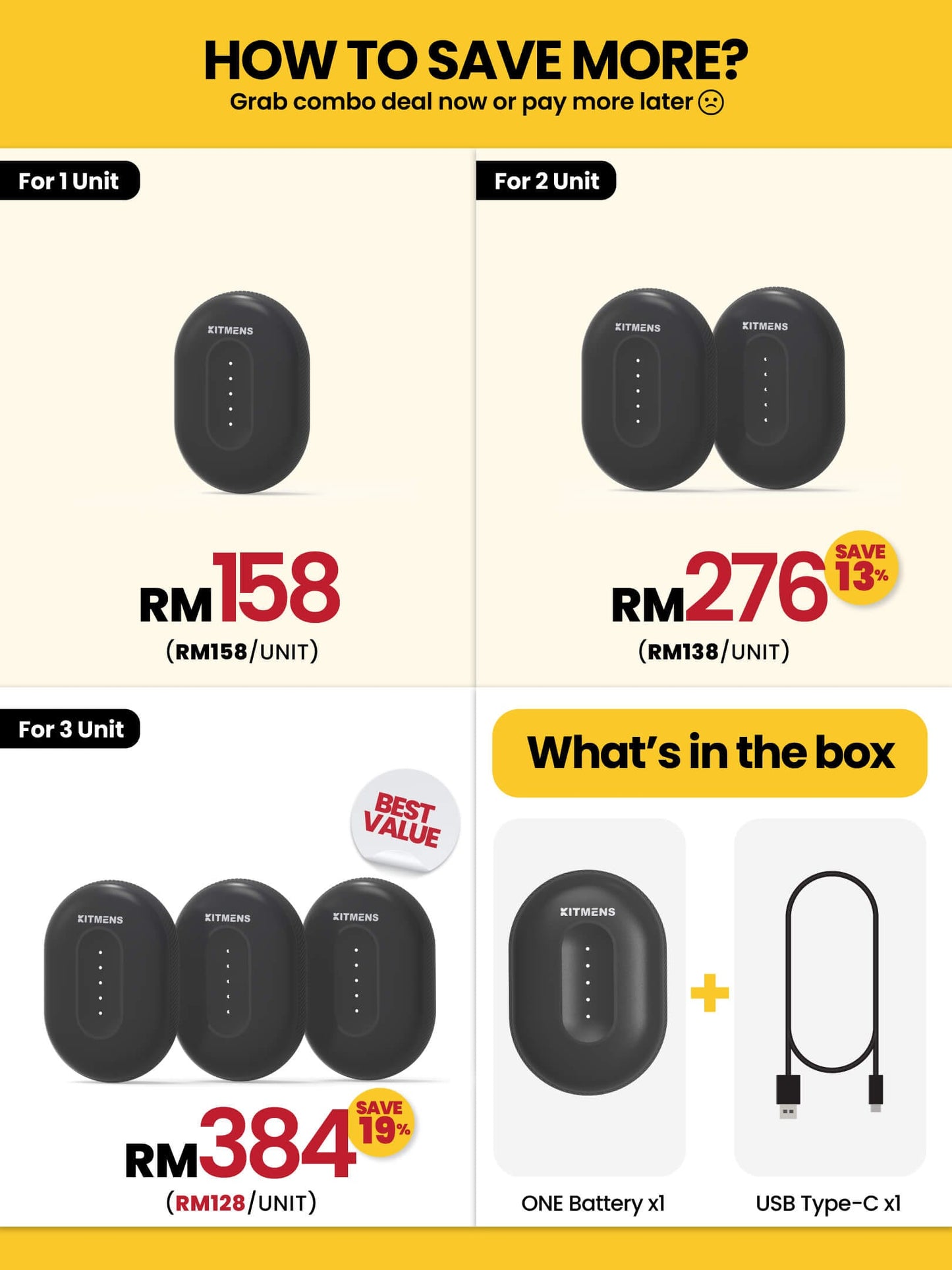 Kitmens ONE Cordless Battery KM-COB