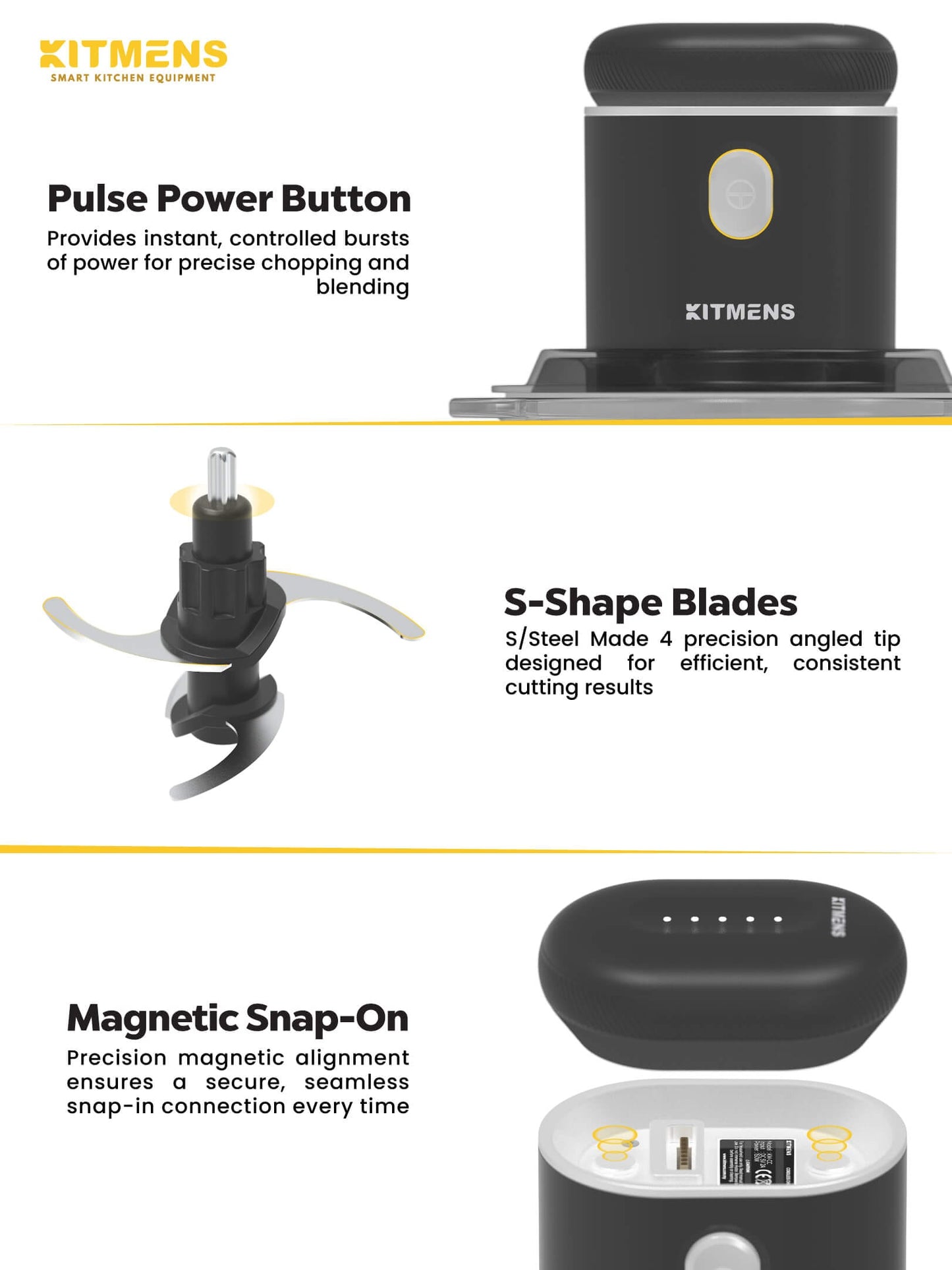 Kitmens ONE Cordless Chopper KM-CC