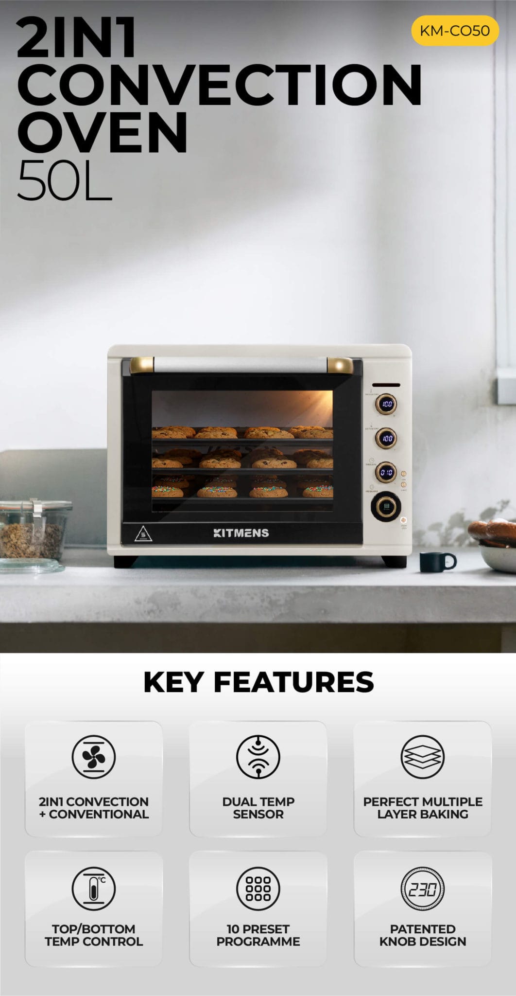 Kitmens KM-CO50 Convection Oven