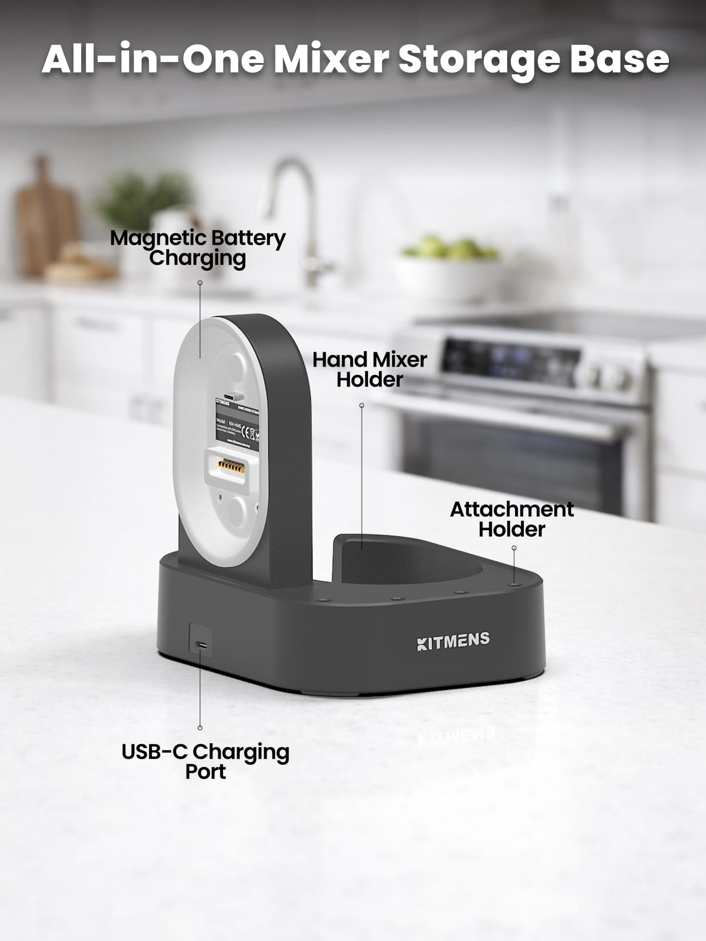 Kitmens ONE Cordless Hand Mixer KM-CHM