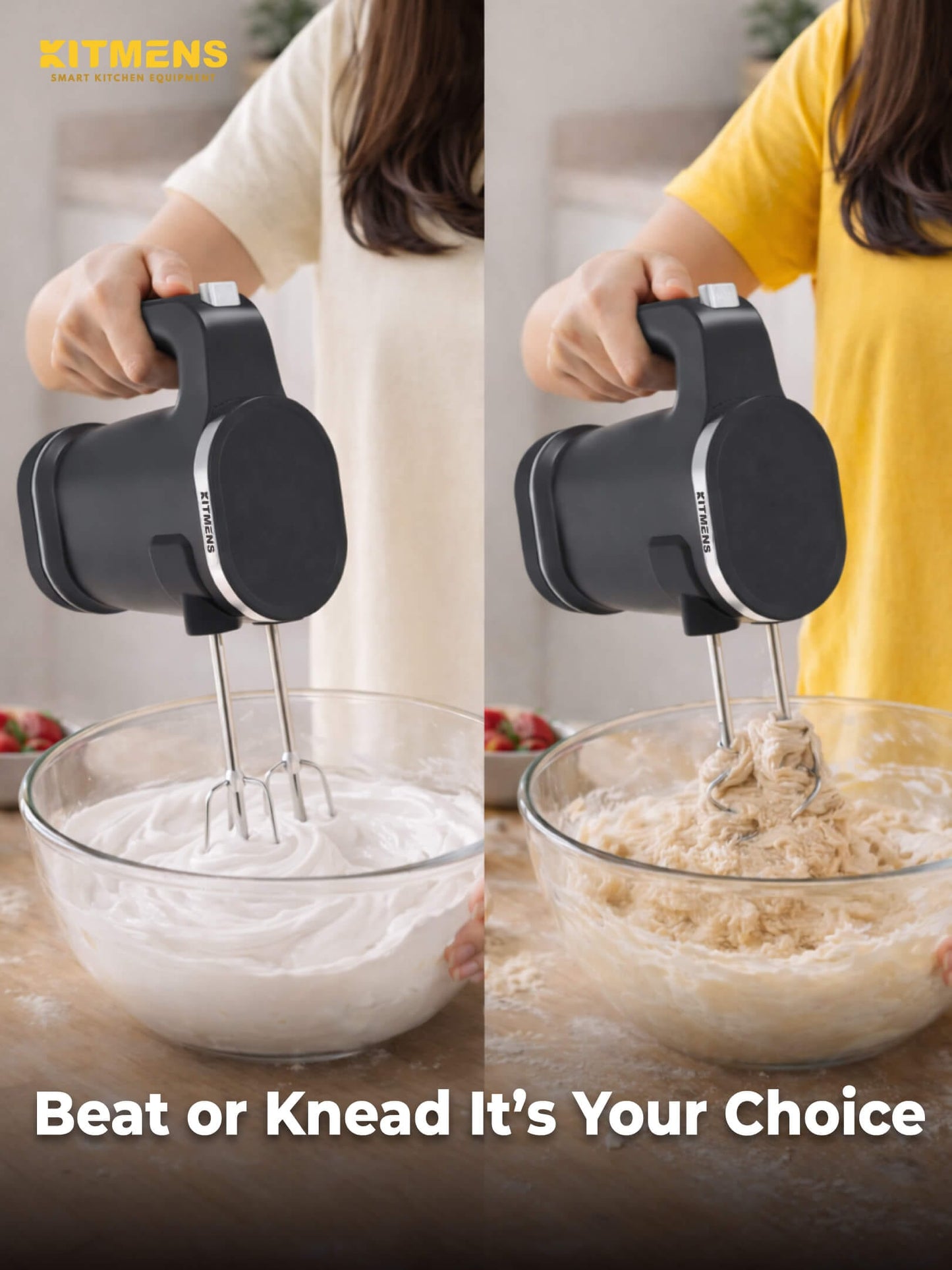 Kitmens ONE Cordless Hand Mixer KM-CHM