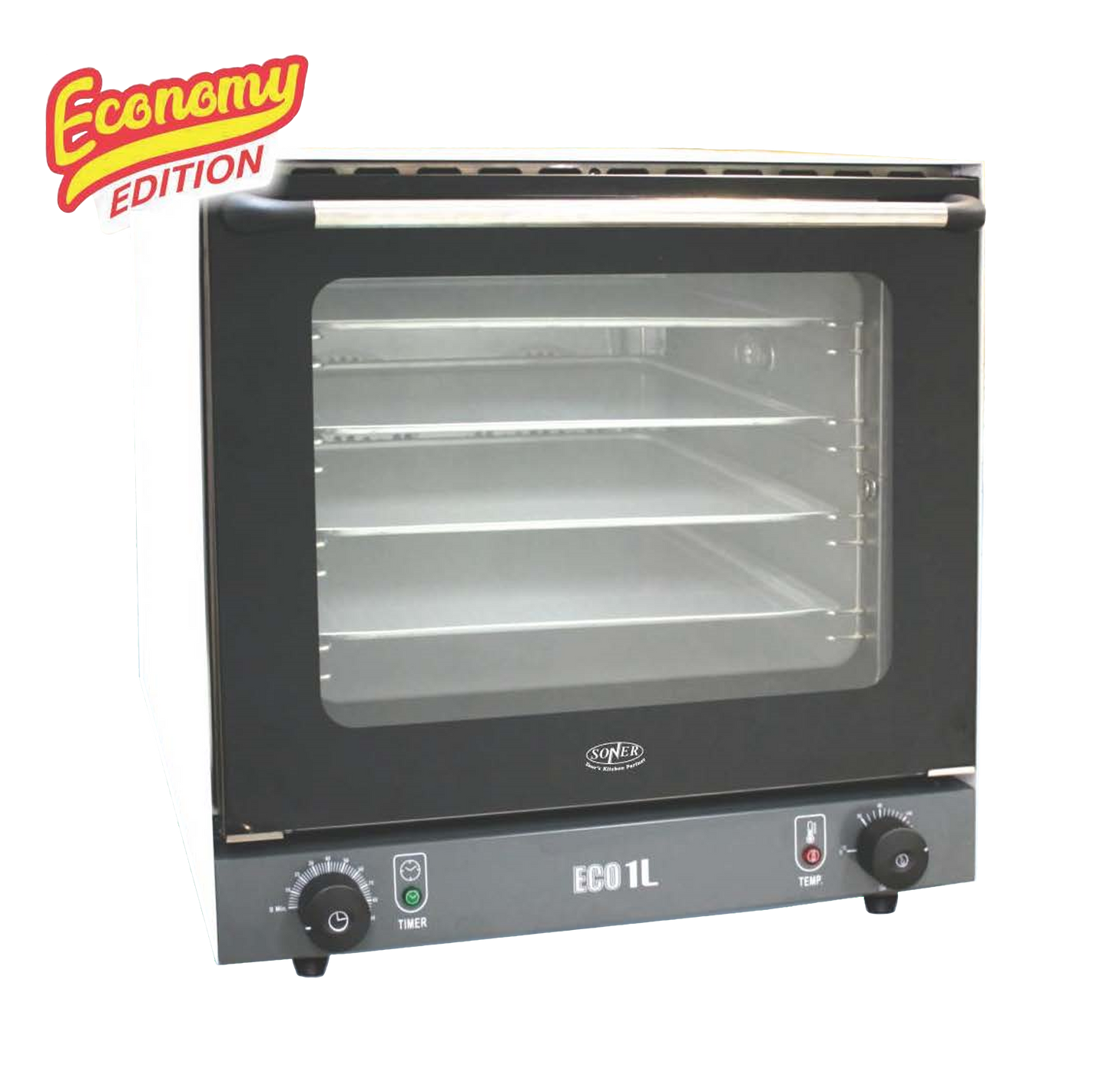 Soner ECO-1L — Electric Convection Oven, Economy Edition, 4 Trays (60 L)
