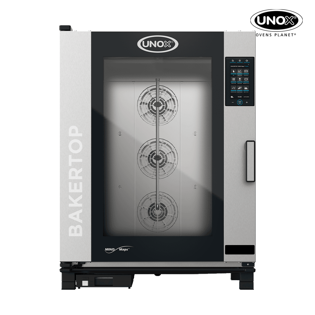 10 trays 600x400 Render of UNOX BAKERTOP MIND.Maps™ PLUS commercial combi oven XEBC-10EU-EPRM.