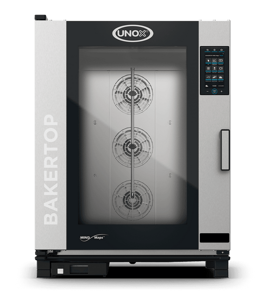 10 trays 600x400 Render of UNOX BAKERTOP MIND.Maps™ PLUS commercial combi oven XEBC-10EU-EPRM.