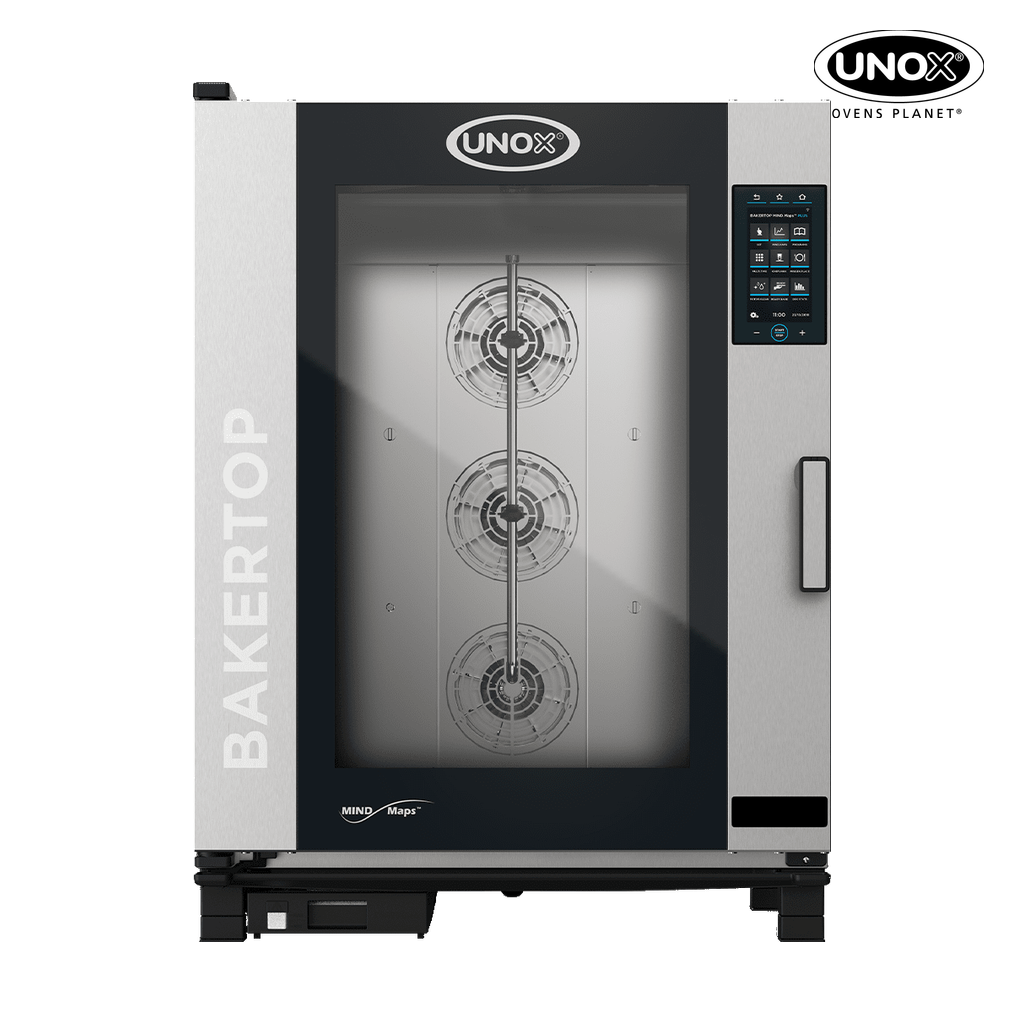 10 trays 600x400 Render of UNOX BAKERTOP MIND.Maps™ PLUS commercial combi oven XEBC-10EU-GPRM.