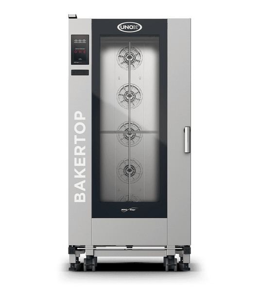 16 trays 600x400 Render of UNOX BAKERTOP MIND.Maps™ ONE commercial combi oven XEBL-16EU-E1RS.