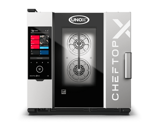 6 trays GN 1/1 Render of UNOX CHEFTOP-X™ commercial combi oven XEDA-0611-EXRS-LP.