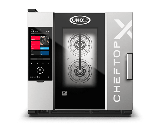 6 trays GN 1/1 Render of UNOX CHEFTOP-X™ commercial combi oven XEDA-0611-EXRS-POE.