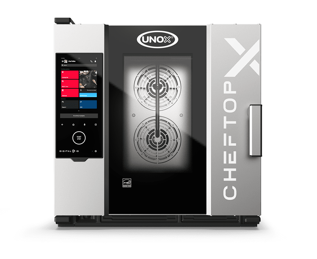 6 trays GN 1/1 Render of UNOX CHEFTOP-X™ commercial combi oven XEDA-0611-GXRS.