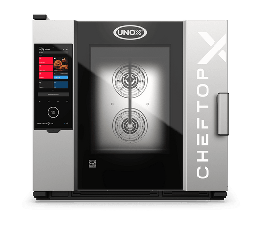 6 trays GN 2/1 Render of UNOX CHEFTOP-X™ commercial combi oven XEDA-0621-EXRS.