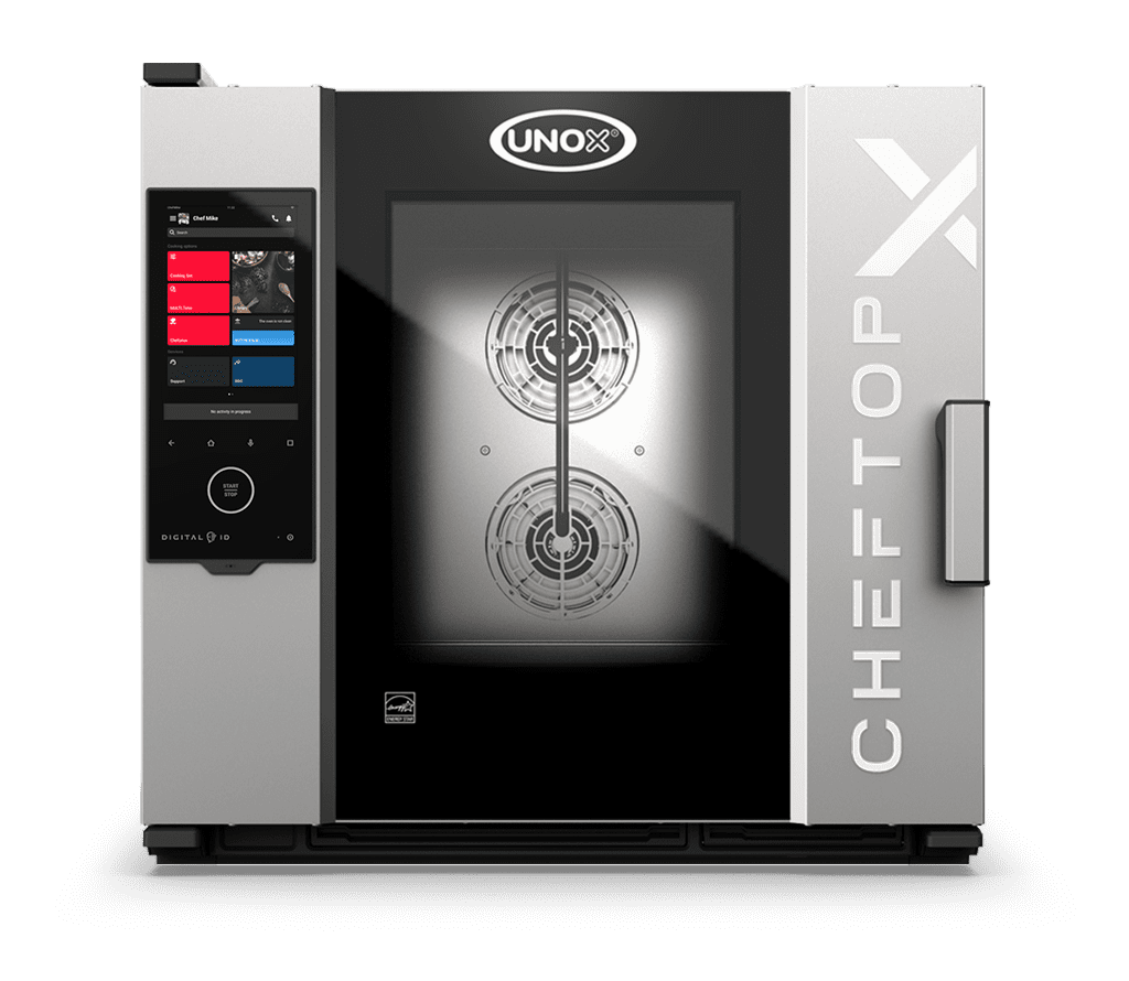6 trays GN 2/1 Render of UNOX CHEFTOP-X™ commercial combi oven XEDA-0621-GXRS.
