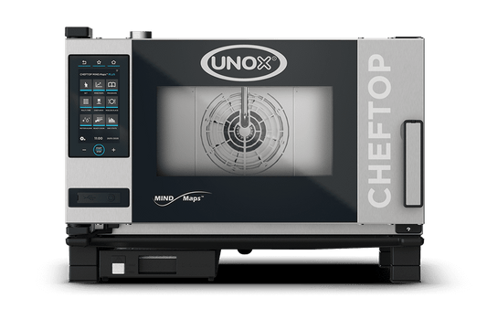 3 trays GN 1/1 Render of UNOX CHEFTOP MIND.Maps™ PLUS commercial combi oven XEVC-0311-EPRM.