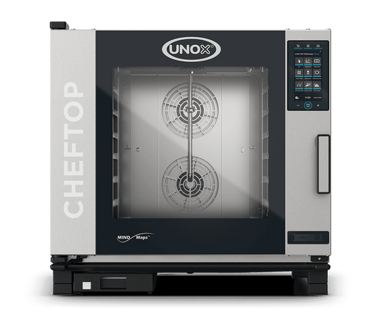 6 trays GN 2/1 Render of UNOX CHEFTOP MIND.Maps™ PLUS commercial combi oven XEVC-0621-EPRM.