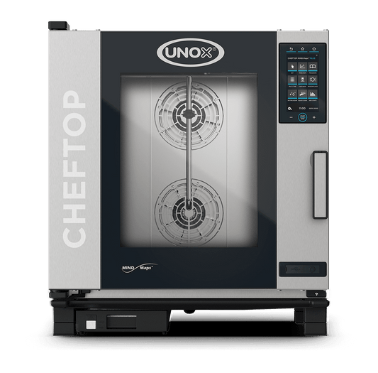 7 trays GN 1/1 Render of UNOX CHEFTOP MIND.Maps™ PLUS commercial combi oven XEVC-0711-EPRM.