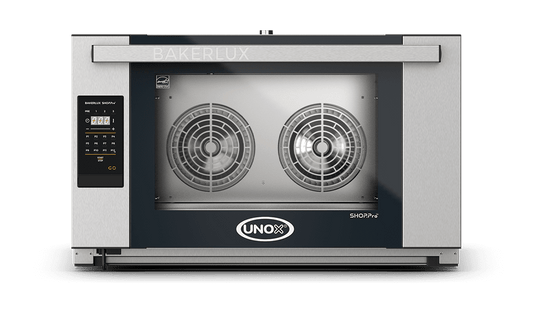 4 trays 600x400 Render of UNOX BAKERLUX SHOP.Pro™ GO commercial convection oven XEFR-04EU-EGDN.