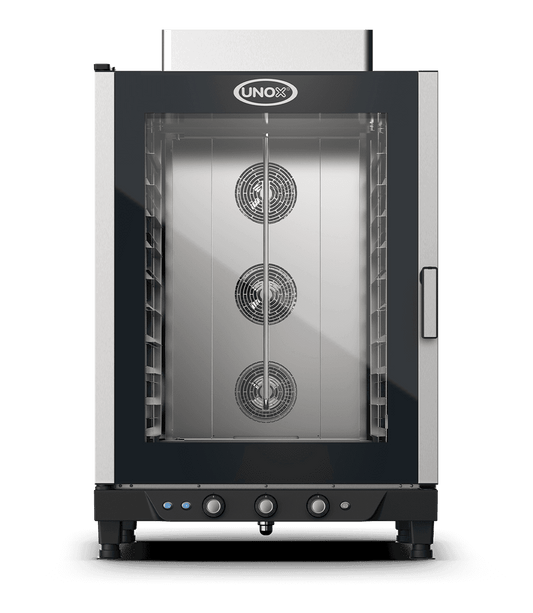 10 trays 600x400 Render of UNOX BAKERLUX™ & LINEMISS™ commercial convection with humidity oven XB813G.
