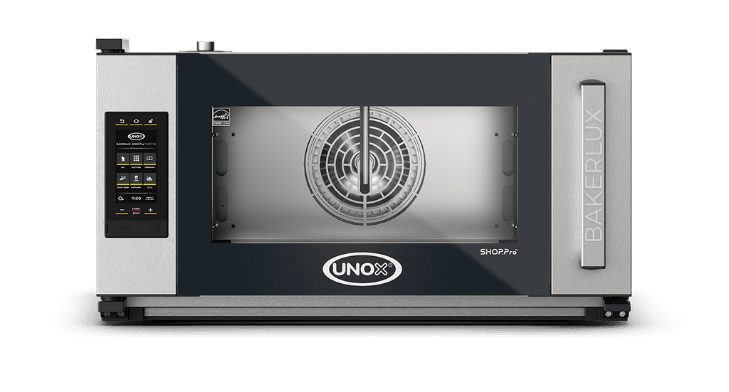 3 trays 600x400 Render of UNOX BAKERLUX SHOP.Pro™ MASTER commercial convection with humidity oven XEFR-03EU-EMRV-MT.