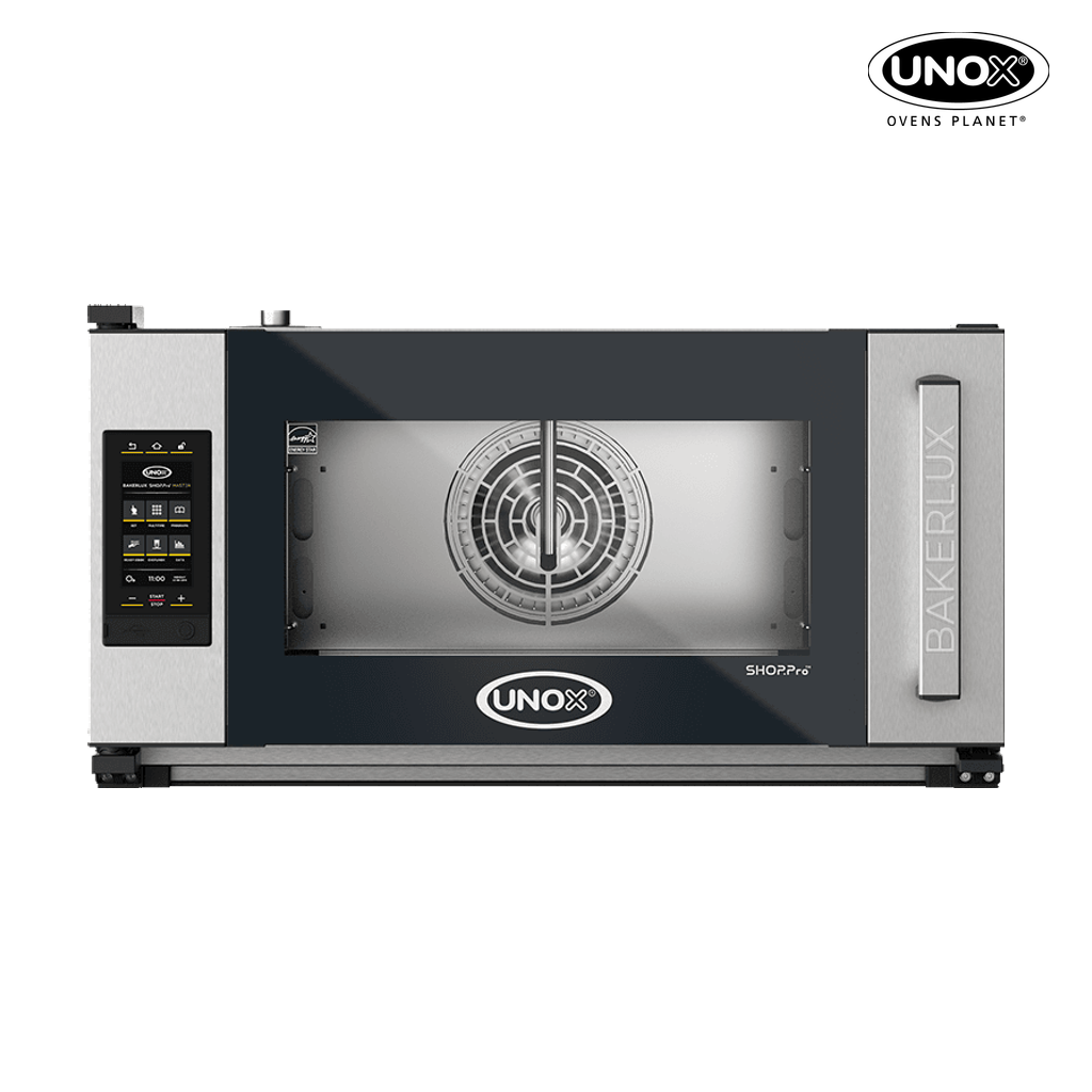 3 trays 600x400 Render of UNOX BAKERLUX SHOP.Pro™ MASTER commercial convection with humidity oven XEFR-03EU-EMRV.