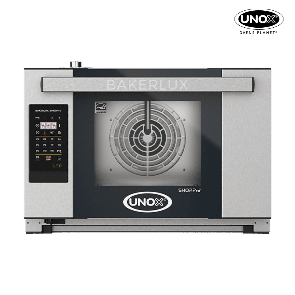 3 trays 460x330 Render of UNOX BAKERLUX SHOP.Pro™ LED commercial convection with humidity oven XEFR-03HS-ELDV.