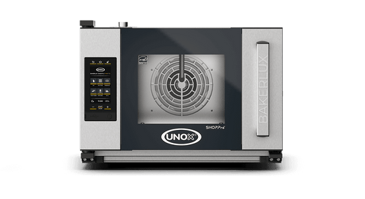 3 trays 460x330 Render of UNOX BAKERLUX SHOP.Pro™ MASTER commercial convection with humidity oven XEFR-03HS-EMRV-MT.