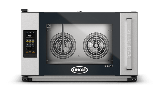 4 trays 600x400 Render of UNOX BAKERLUX SHOP.Pro™ MASTER commercial convection with humidity oven XEFR-04EU-EMRV.