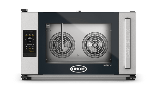 4 trays 600x400 Render of UNOX BAKERLUX SHOP.Pro™ TOUCH commercial convection with humidity oven XEFR-04EU-ETRV-MT.