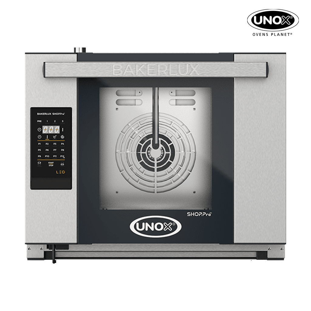 4 trays 460x330 Render of UNOX BAKERLUX SHOP.Pro™ LED commercial convection with humidity oven XEFR-04HS-ELDV.