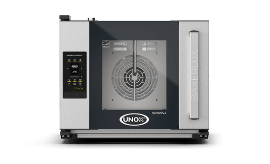 4 trays 460x330 Render of UNOX BAKERLUX SHOP.Pro™ TOUCH commercial convection with humidity oven XEFR-04HS-ETRV-MT.