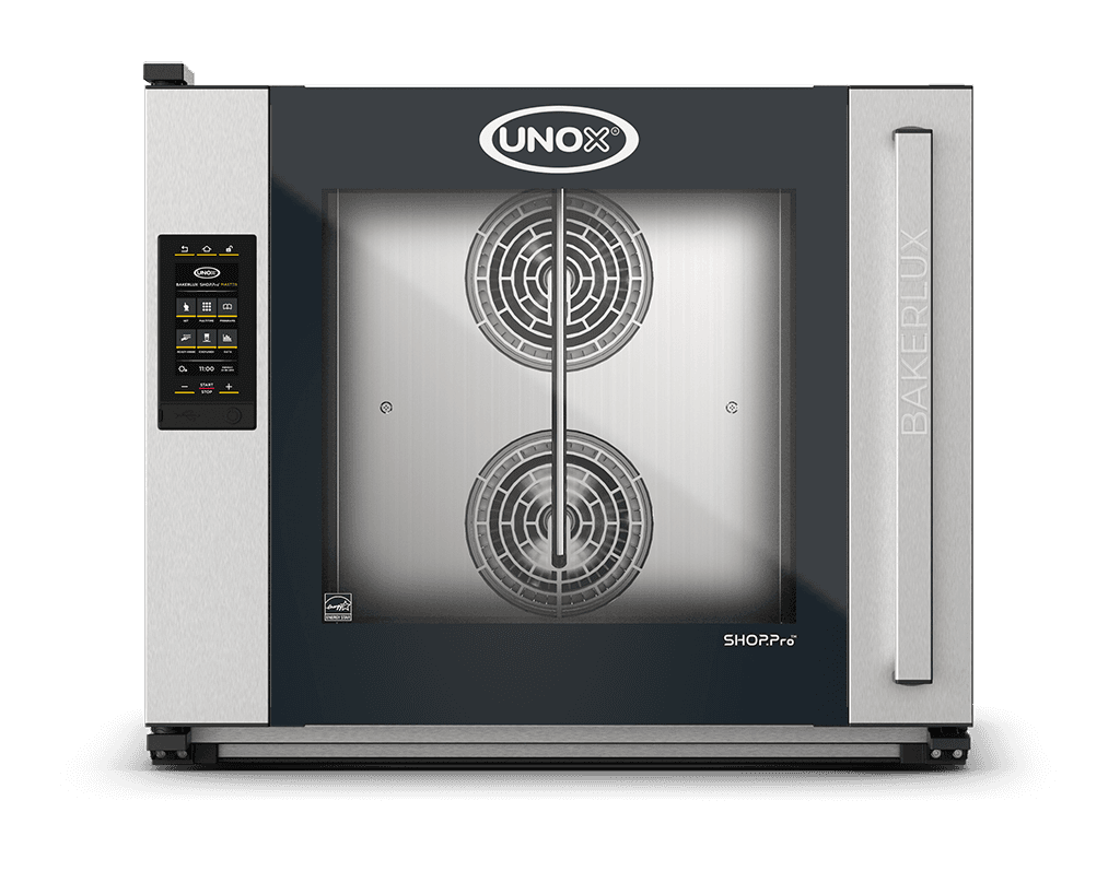 6 trays 600x400 Render of UNOX BAKERLUX SHOP.Pro™ MASTER commercial convection with humidity oven XEFR-06EU-EMRV.