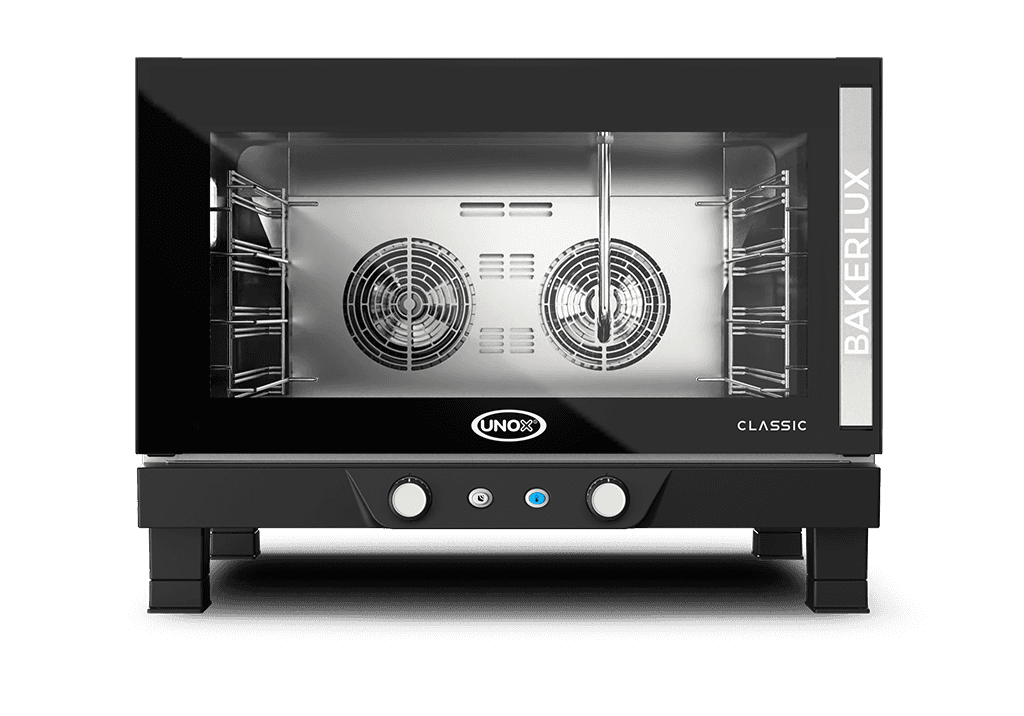 4 trays 600x400 Render of UNOX BAKERLUX CLASSIC™ commercial convection with humidity oven XENA-04EU-EARP.