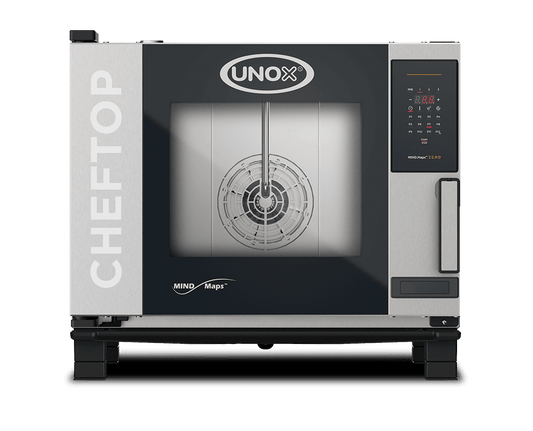 5 trays GN 1/1 Render of UNOX CHEFTOP MIND.Maps™ ZERO commercial convection with humidity oven XEVC-0511-EZRM.