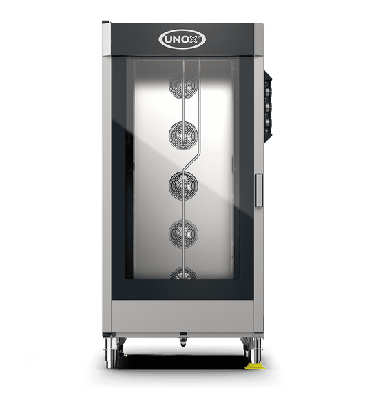 20 trays GN 2/1 Render of UNOX CHEFLUX™ commercial convection with humidity oven XV4093.