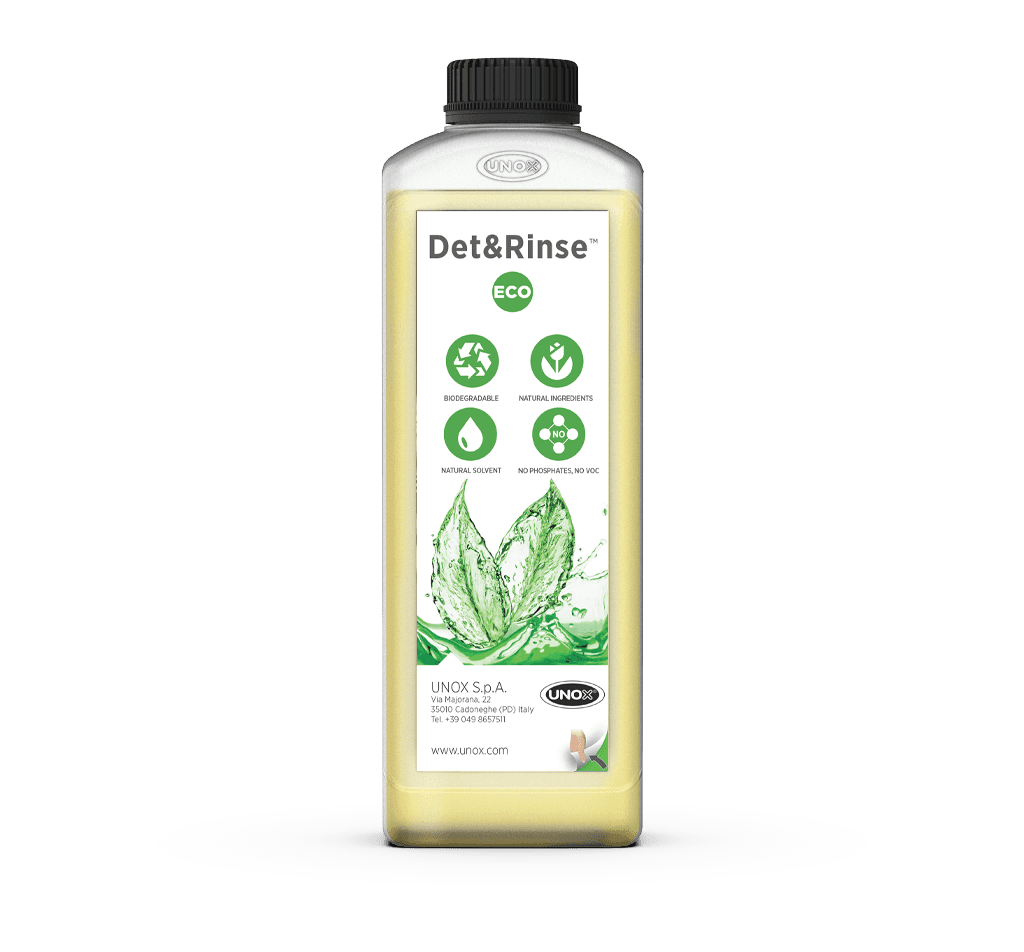 DET&Rinse™ ECO unox detergent for commercial oven with automatic washing DB1018A0.