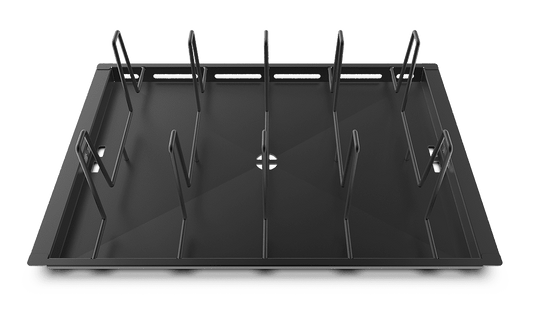 POLLO.BLACK unox commercial tray for roasting and braising 600x400 GRP430.