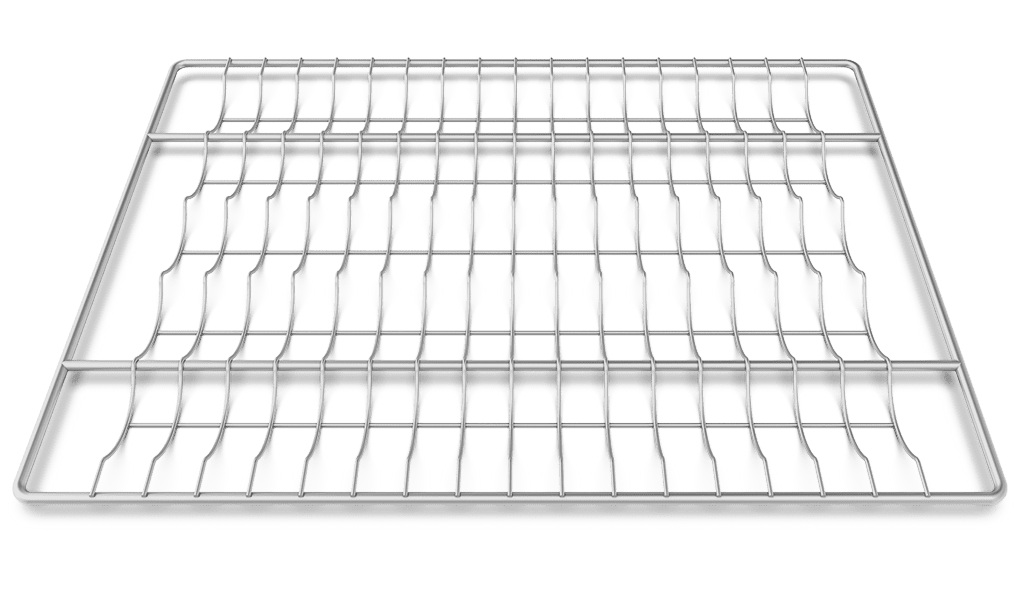 BAGUETTE.GRID unox commercial tray for bakery and pastry 18"x26", 660x460, GN 2/1, 600x400 GRP565.