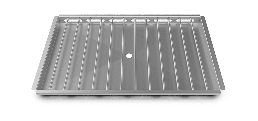 POLLO.GRILL unox commercial tray for roasting and braising GN 1/1, GN 2/1 GRP840.