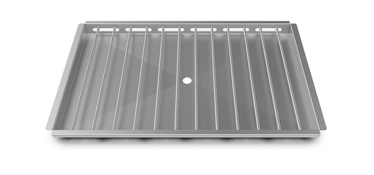 POLLO.GRILL unox commercial tray for roasting and braising GN 1/1, GN 2/1 GRP840.