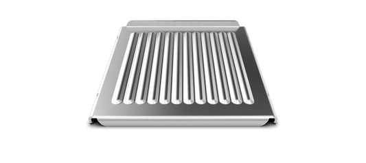 SPEED.Plate RIBBED unox commercial tray for speed oven 300x300, 11.8" x 11.8" TG143.