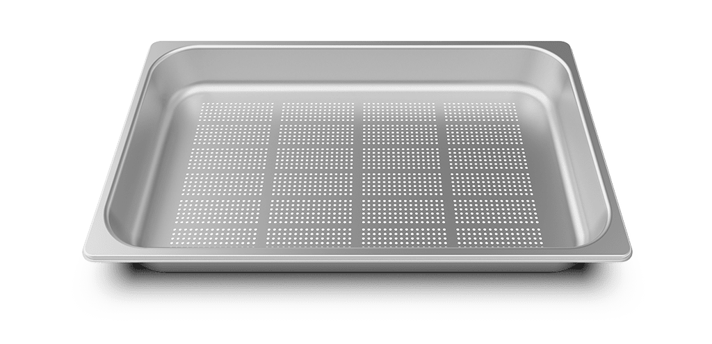 FORO.STEEL65 unox commercial tray for steaming and sous vide GN 1/1, GN 2/1 TG830.