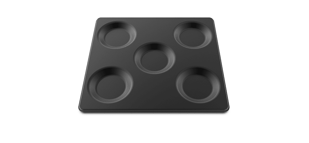 EGGS 5 unox commercial tray for frying and eggs GN 2/3 TG937.