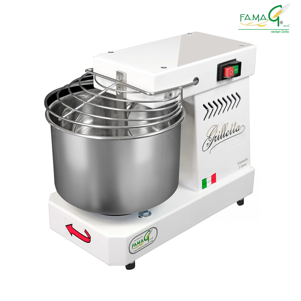 Famag IM5 Single Speed Spiral Dough Mixer - Arctic White