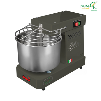 Famag IM5 Single Speed Spiral Dough Mixer - Charcoal