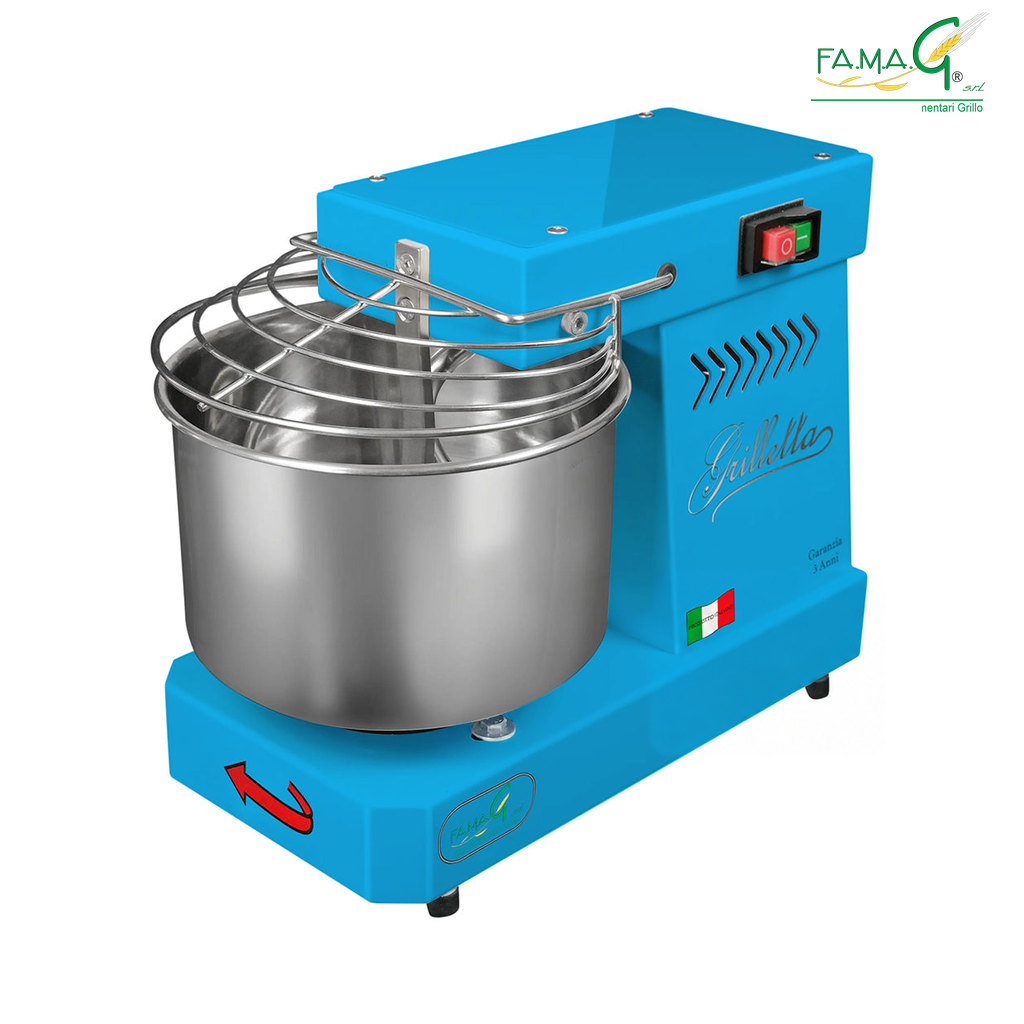 Famag IM5 Single Speed Spiral Dough Mixer - Azzurro