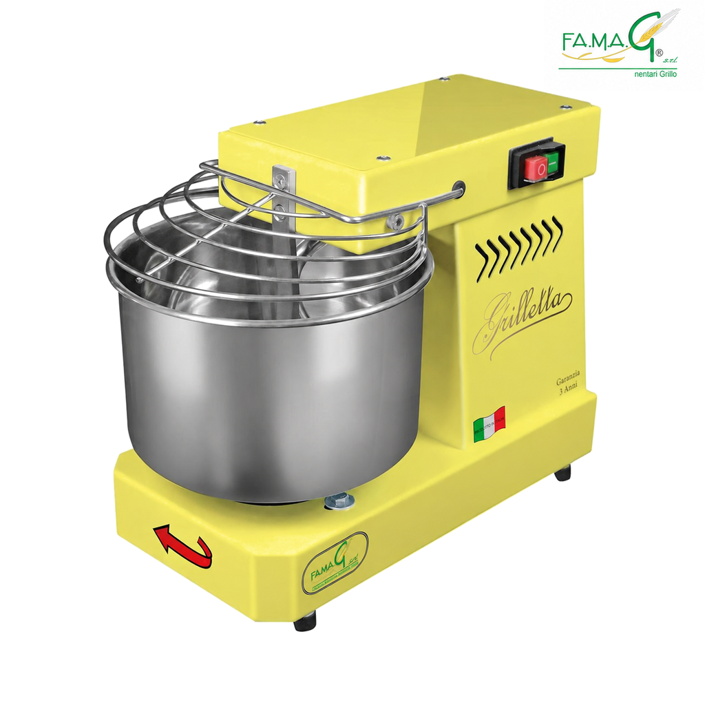 Famag IM5 Single Speed Spiral Dough Mixer - Lemon