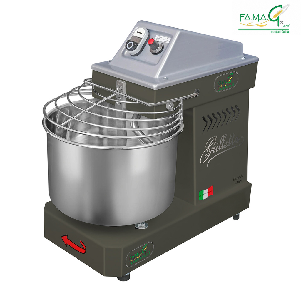 Famag IM5 10-Speed Spiral Dough Mixer - Charcoal