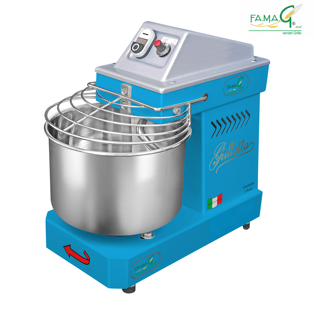 Famag IM5 10-Speed Spiral Dough Mixer - Azzurro