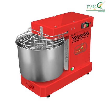Famag IM10 Single Speed Spiral Dough Mixer - Maraschino