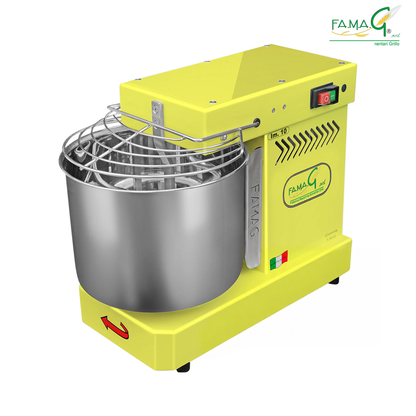 Famag IM10 Single Speed Spiral Dough Mixer - Lemon