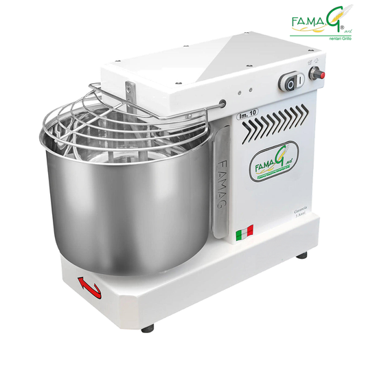 Famag IM10 10-Speed Spiral Dough Mixer - Arctic White