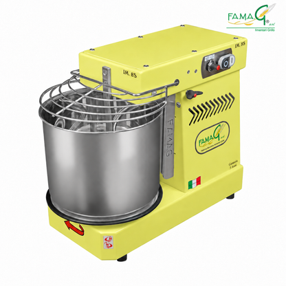 Famag IM8-S 10-Speed Removable Bowl Spiral Dough Mixer - Lemon